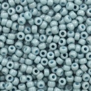 Miyuki seed beads 8/0 - Duracoat opaque moody blue 8-4479